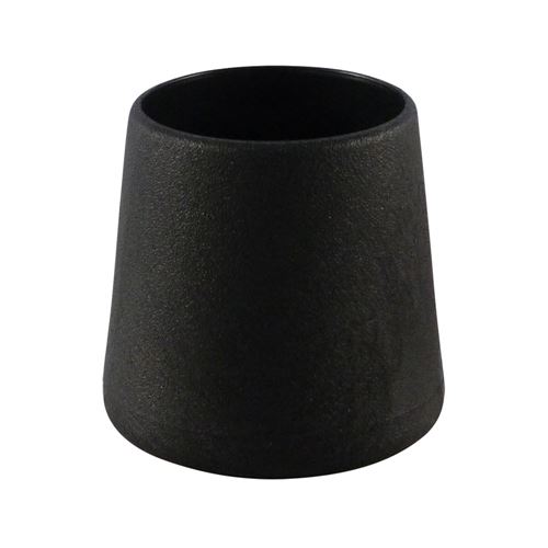Ferrules for round tubes - heavy duty - PVC 25x30 black