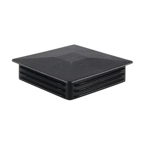 Visual inserts for square tubes 40x40x1,0-2,0 black