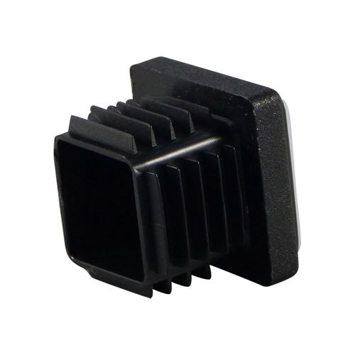 Square end cap inserts with PTFE pad