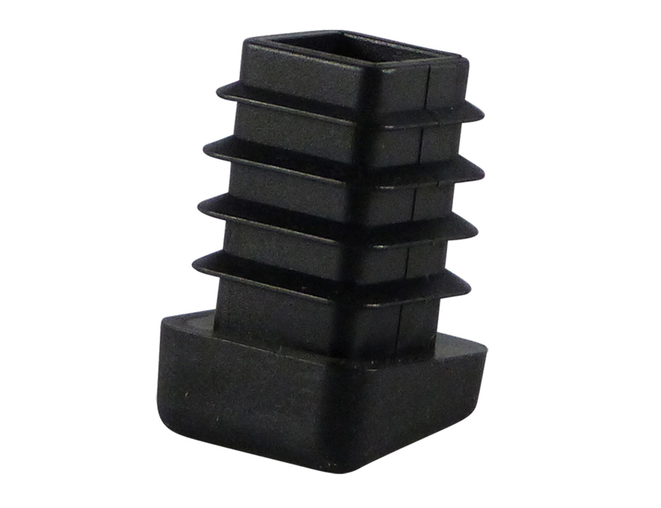 Square end cap inserts - angled base