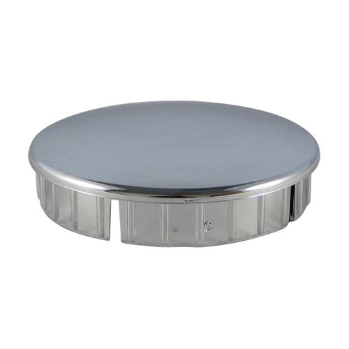 Round end cap inserts - chromed Ø25mm - 2,0mm