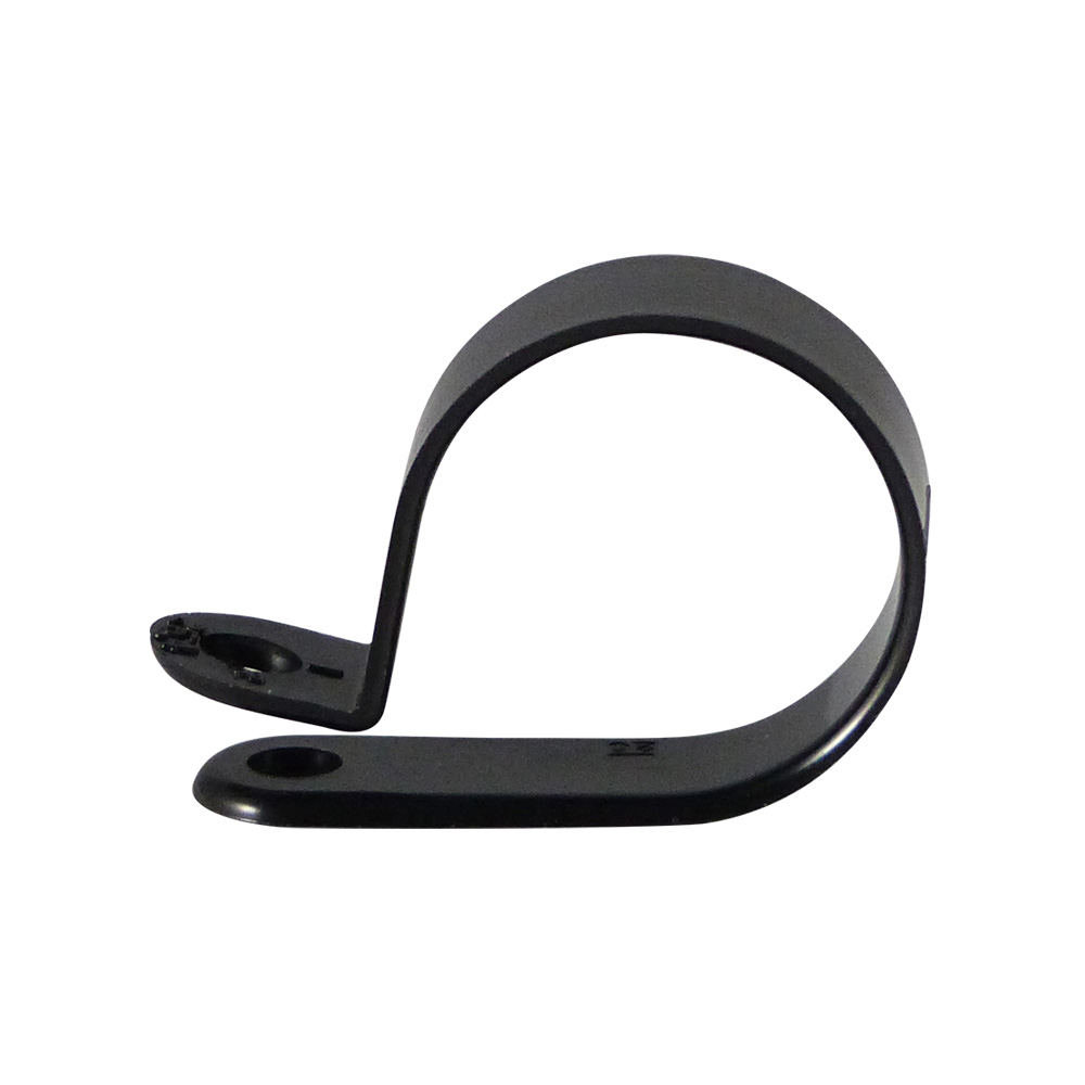 Black shop cable clamps