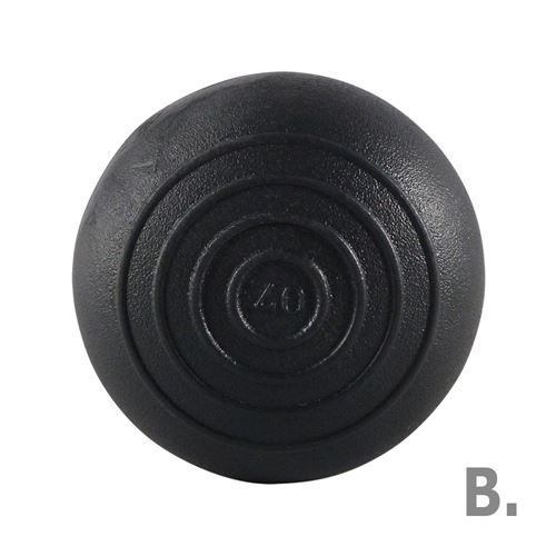 Ferrules for round tubes with enlarged base 20mm black